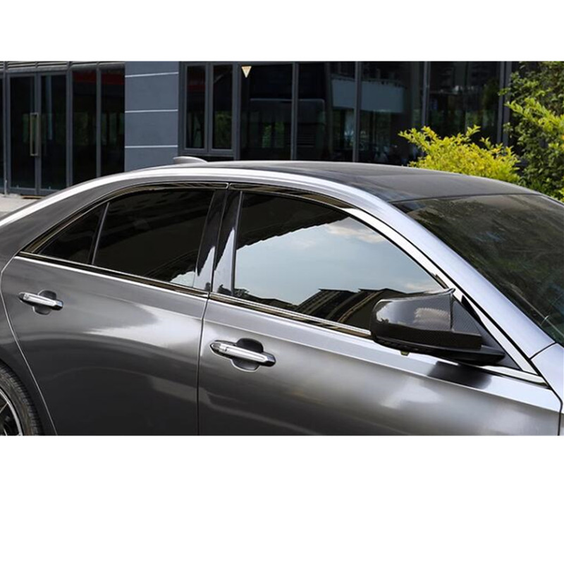 For Cadillac CT4 2020-24 Black Steel Side Windows Strip Sill Molding Cover Trim gallery