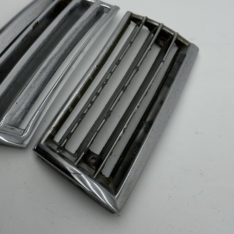 1966-1968 Porsche 911 912 Horn Grill Pair SWB Left & Right CHROME gallery