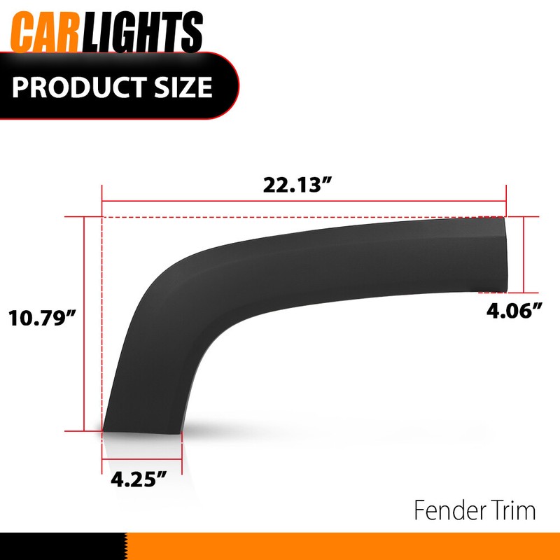 New Wheel Fender Flare Molding Trim Rear Right Side Fits 2015-2023 Jeep Renegade gallery