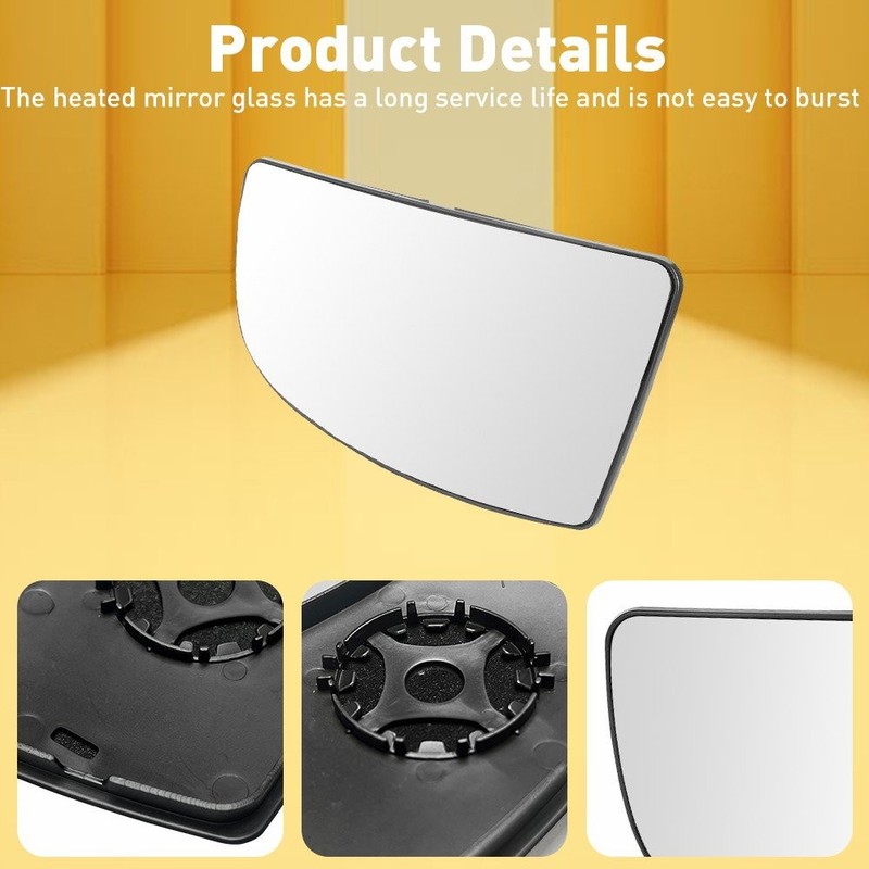 Driver Side Lower Mirror Glass Assembly For 2015-2022 Ford Transit-250 1-5x gallery