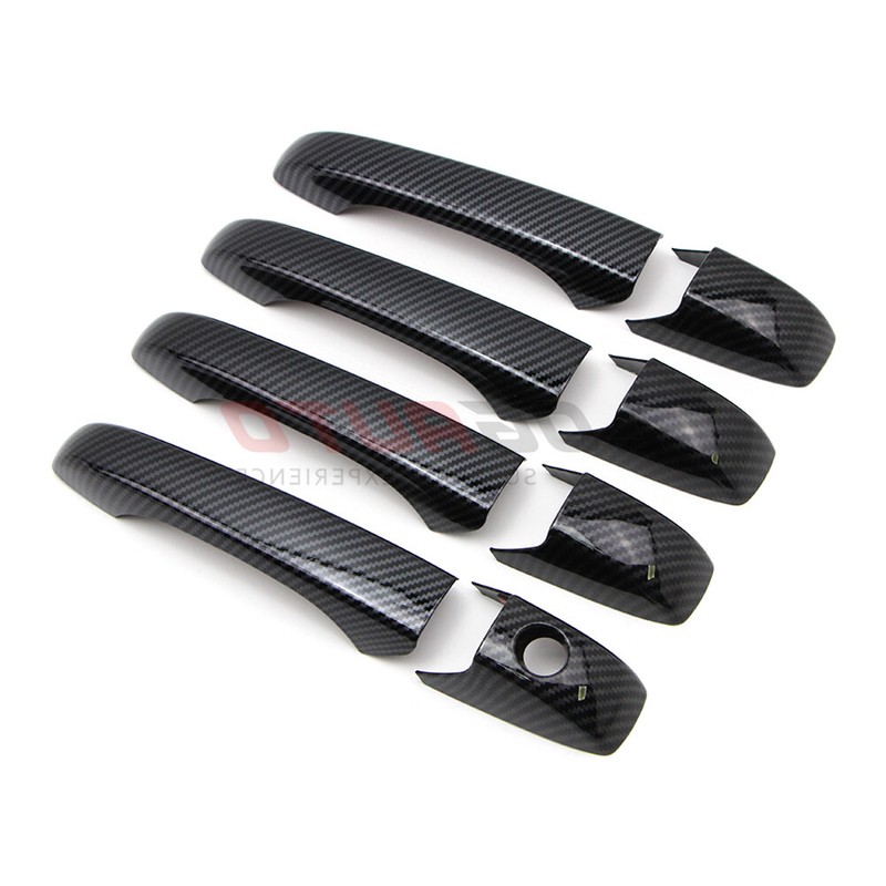 For Dodge Durango / Grand Caravan 2011-2020 Door Handle Cover Carbon Fiber Style