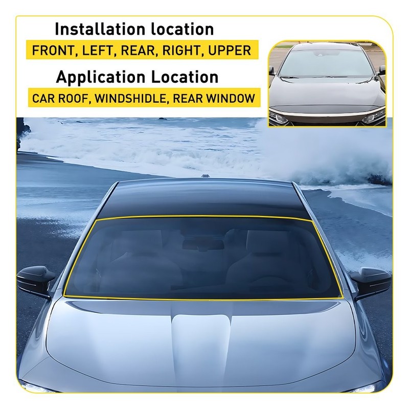 1-10 Car Roof Trim Molding Seal Sealant Door Edge Protector Seal 30MMx3M T-shape gallery
