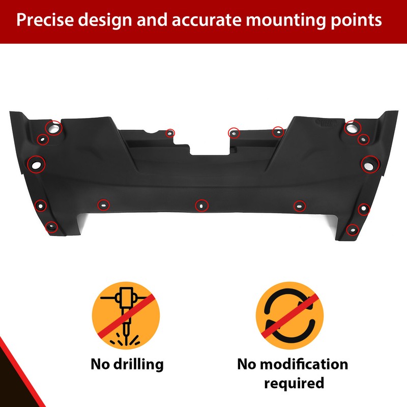 RADIATOR SUPPORT COVER FIT FOR JEEP CHEROKEE 2014-2018 #CH1224104 #68138372AH gallery