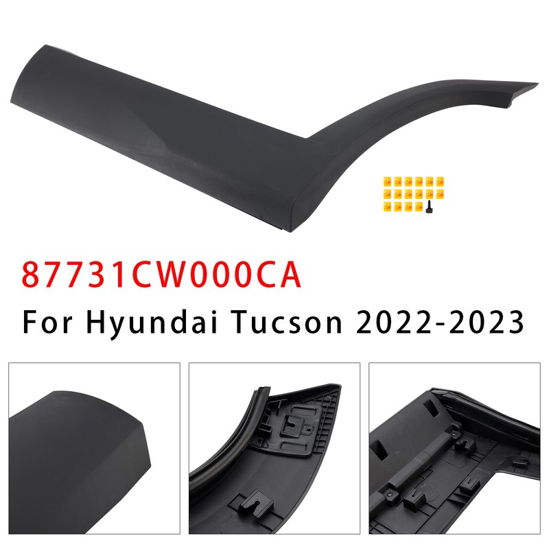 Rear Left Side Door Lower Molding 87731CW000CA For Hyundai Tucson 2022-2023 gallery