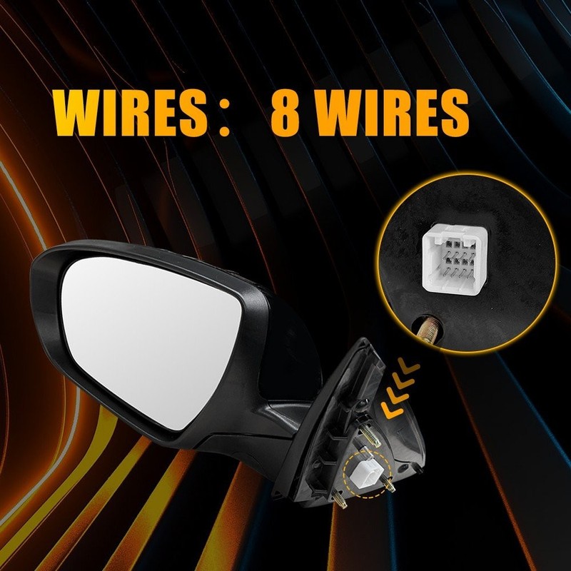 View Mirror Door Heated Power Driver Side For Kia Optima 2012-2013 w/Signal1-10X gallery