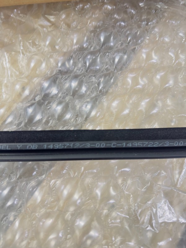Tesla Rear Door Outer Belt Molding RH OEM 2022812-21-A Window Trim NEW gallery