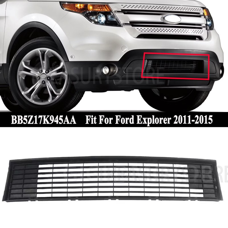 Front Bumper Lower Grille Center Insert For Ford Explorer 2011-2015 BB5Z17K945AA