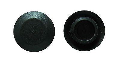 1″ Flush Mount Black Plastic Body and Sheet Metal Hole Plug Qty 1 1.0 Inch