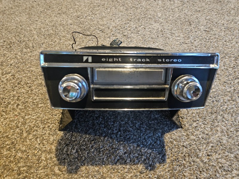 RARE Original Vintage 60s 70s AMC Rambler Marlin Ambassador Rebel 8 track radio
