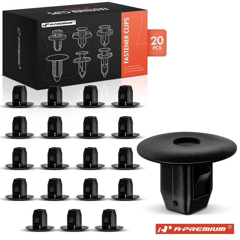 A-Premium 20Pcs 9 mm Clips Fender Apron Screw Grommet Fasteners for Honda Accord