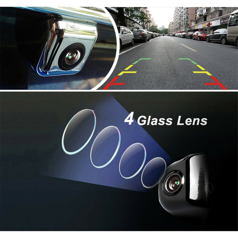 170Degree Angle Car Reverse Camera Rear View Backup Reversing Night Vision Black gallery
