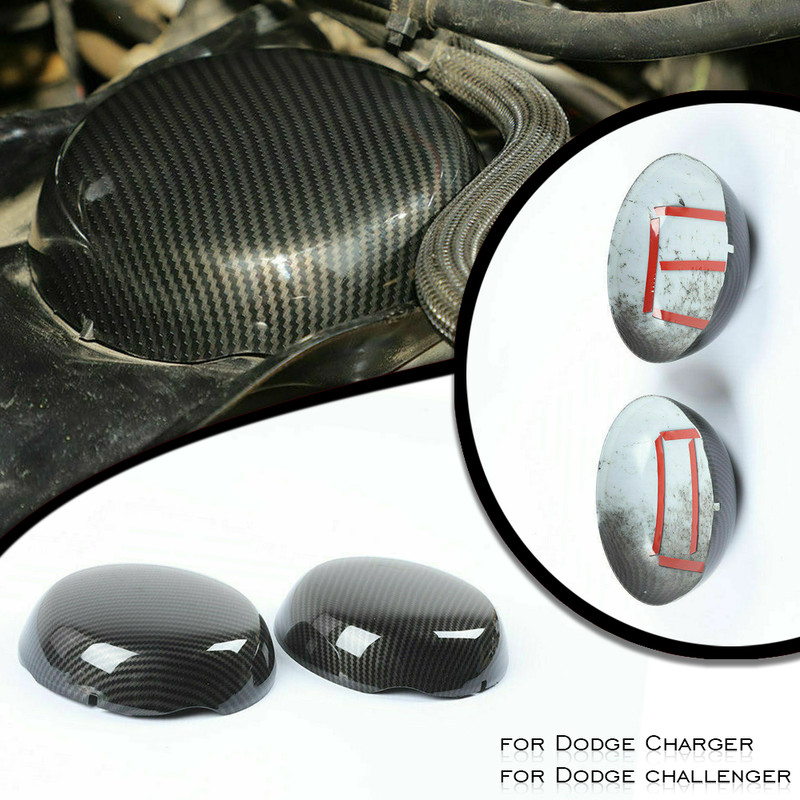 Engine Compartment Suspension Cover Trim For Dodge Challenger Charger 09+Carbon
