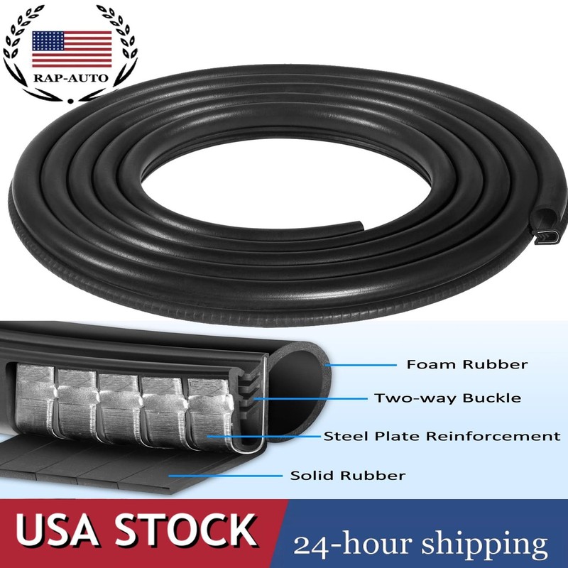 for Peterbilt 359,379 Cab Door Weatherstrip Seal 1100 Series Door Rubber Seals