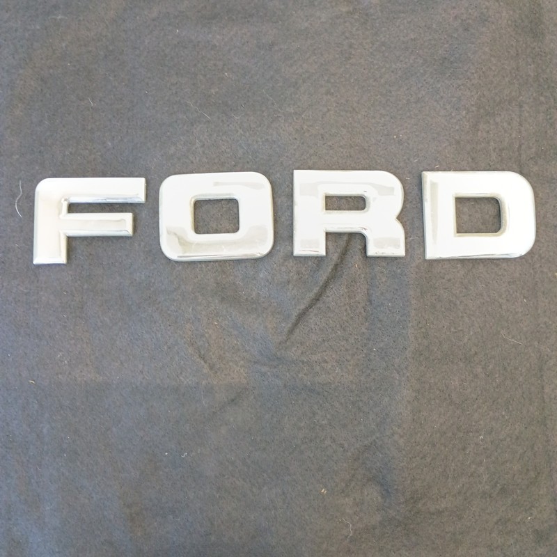 87-96 Tailgate Trim Panel Letter Set for Black Reflector Ford F150 F250 F350 XLT