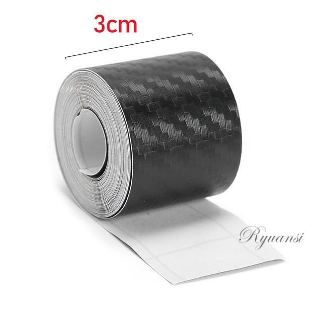 3D Carbon Fiber Black Texture Matte Vinyl Car Wrap Sticker Decal Film 3cmx3M