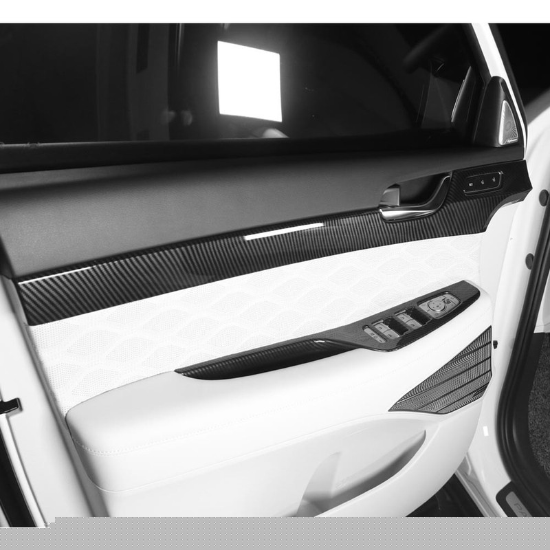 Tuning Inner Door Handle Bowl Panel Cover Trim For Hyundai Palisade 2020-2025