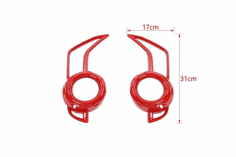 Car Front Fog Light Lamp Frame Cover Trim Bezels For 4Runner SR5/TRD Pro 2010+ gallery