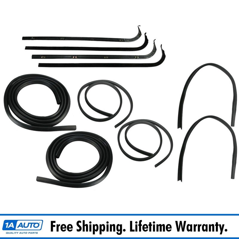 Door & Window Run Channel Sweeps Seals Kit for 67-70 Ford F-Series Pickup Truck