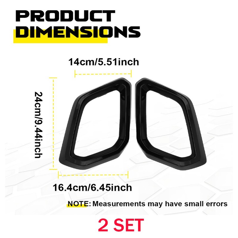 For 2023-2025 Honda CR-V Front Bumper Grille Bezels Lower Trim Left Right 4PCS gallery