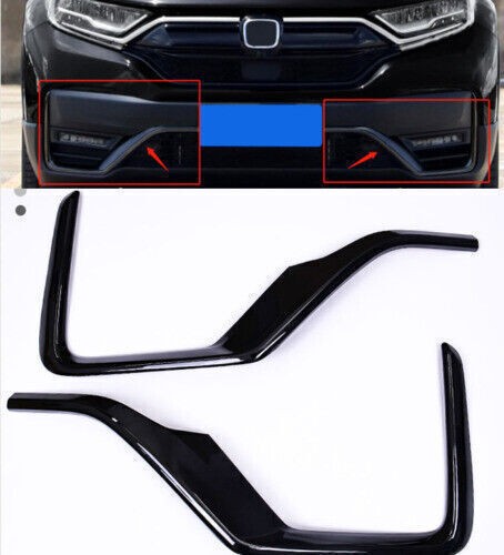 For 2020-2022 Honda Crv Cr-v Front Bumper Grill Cover Strip Trim 2pc