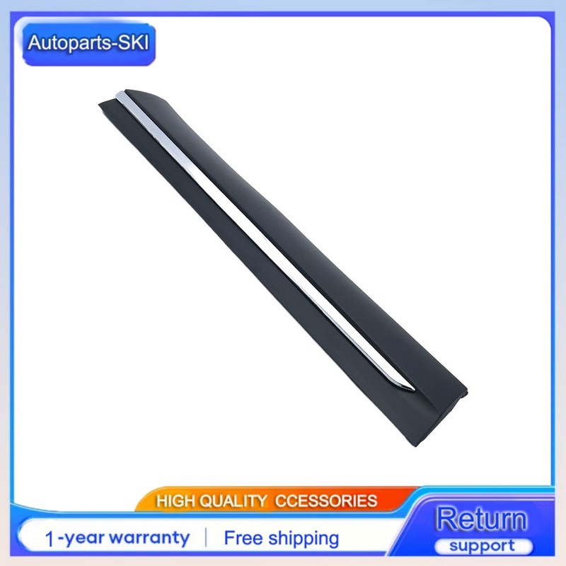 Front Lower Door Molding Trim W/Chrome Molding Driver Fit 2019-2022 Honda Pilot gallery