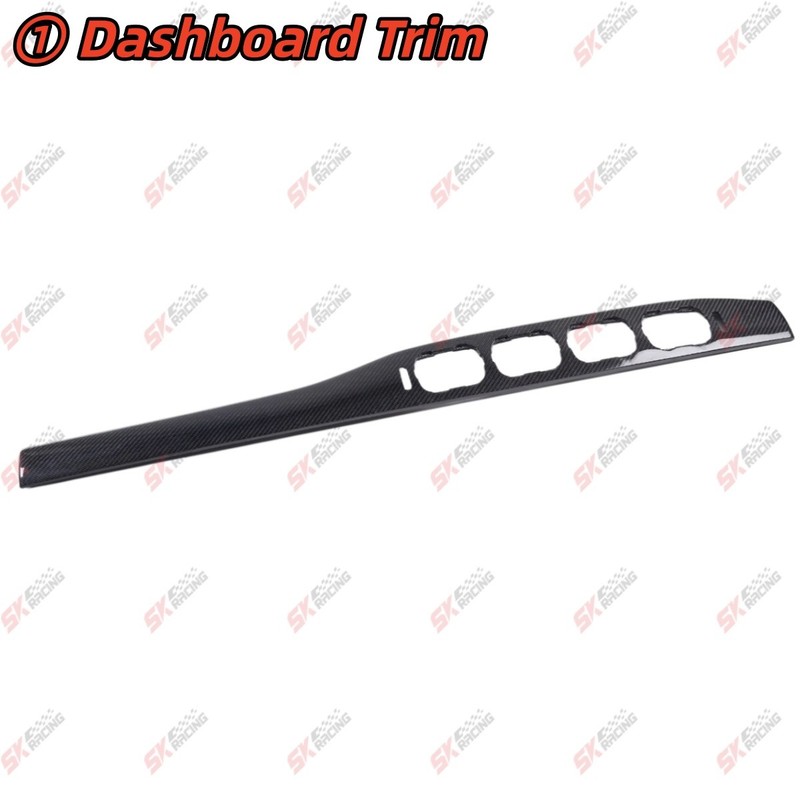 Fits Benz S-Class GLS450 580 GLS63 AMG 20+ Dry Carbon Fiber Car Inner Trim Kits