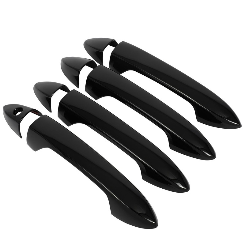 Outside Door Handle Covers For 13-17 Accord 9th Front Rear LH RH Glossy Black gallery