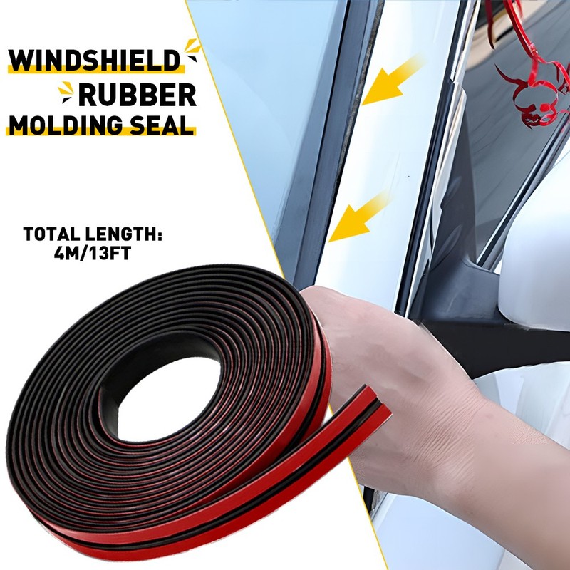 Car Roof Windshield Window Strip Rubber Seal Moulding Trim Sealed 4M Accessories