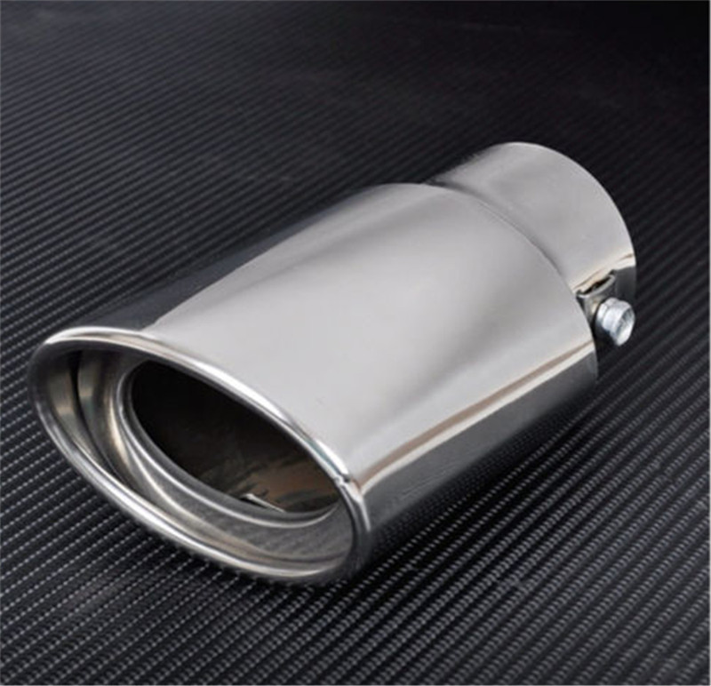 145mm Chrome Stainless Steel Exhaust Pipe Trim For 1.8-2.2 T gallery