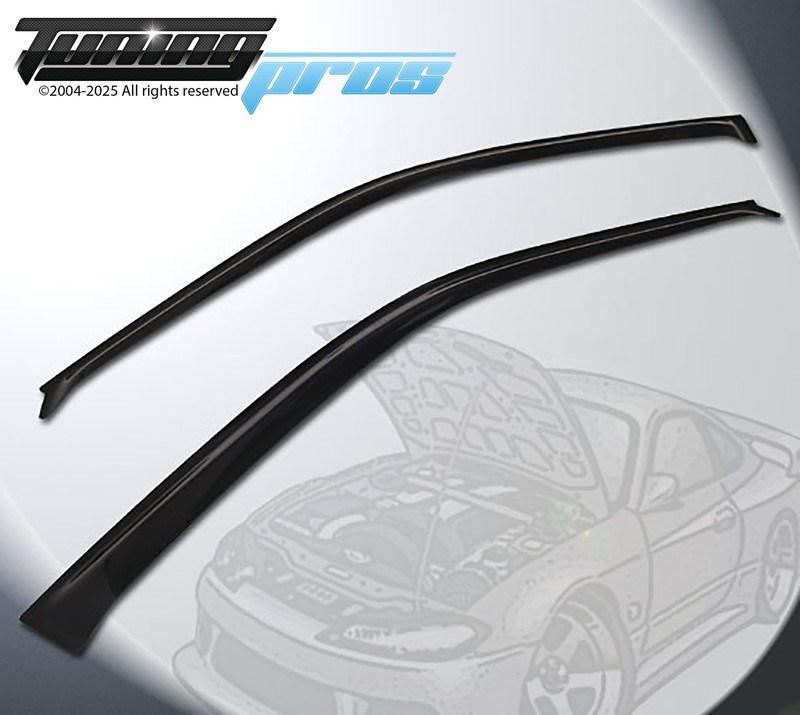 03-12 Mazda RX-8 RX8 Out-Channel Deflector Window Visor Sun Guard 2pcs gallery