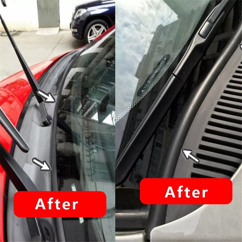 5.9ft For Nissan Car SUV H-Shape Front Windshield Panel Seal Strip Moulding Trim gallery
