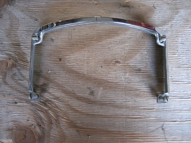 1949 CADILLAC PARKING FOG LIGHT TOP BEZEL FRAME-ORIGINAL LEFT OR RIGHT