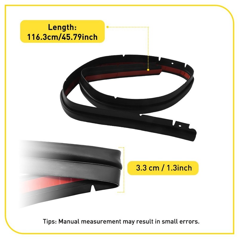 Rubber Engine Hood Seal Strip Fit 07-13 Toyota Corolla Front 53395-02030 1-3X gallery