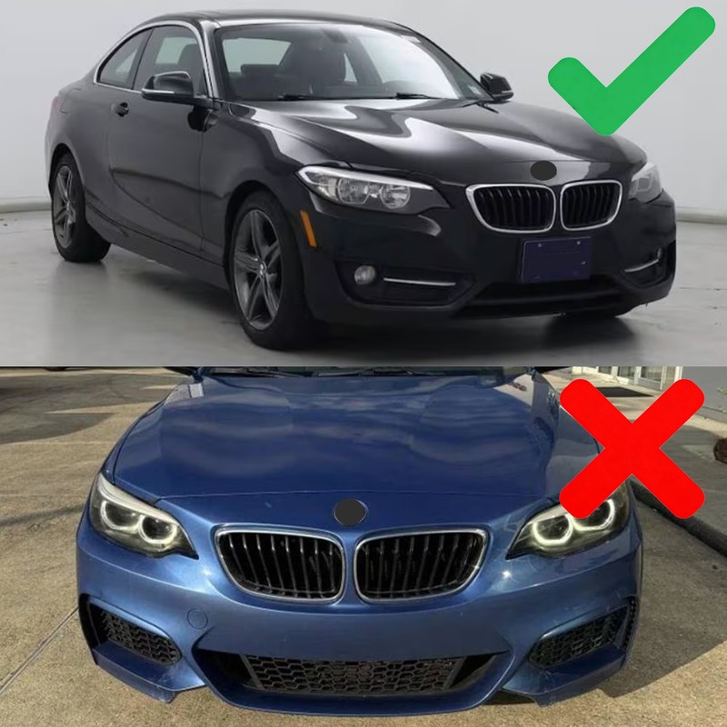 Fits 2014-2021 BMW 228i 230i Front Bumper Fog Light Cover Bezel Trim Left+Right gallery