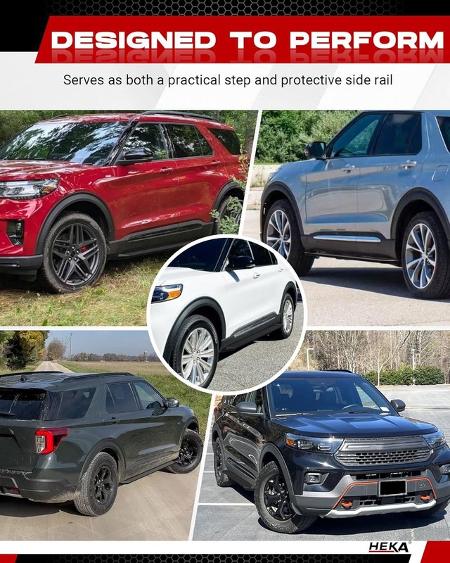 US Stock Side Step For Ford Explorer 2020-2025 Running Board Nerf Bar Protector gallery