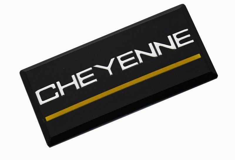 2X Fits 88-98 Cheyenne Side Roof Pillar Emblem Badge Nameplate gallery