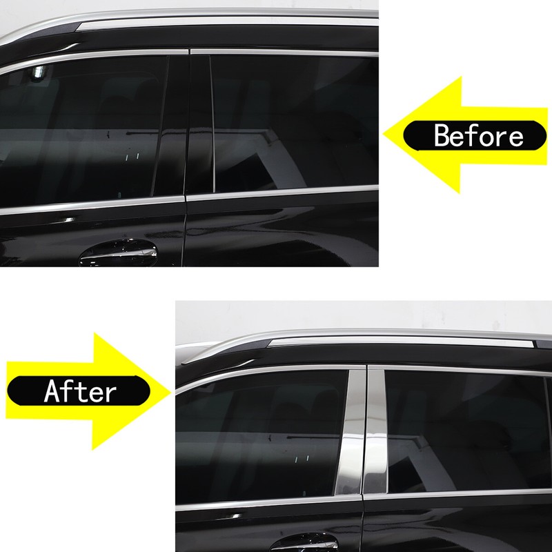 For Benz GLE GLS Class W167 X167 20-22 Door Center Window Pillar Post Trim Alloy gallery