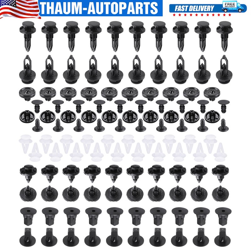 100PCS For TOYOTA & LEXUS Trim Panel Clips Bumper Fender Push Pin Rivet 7 8 9mm