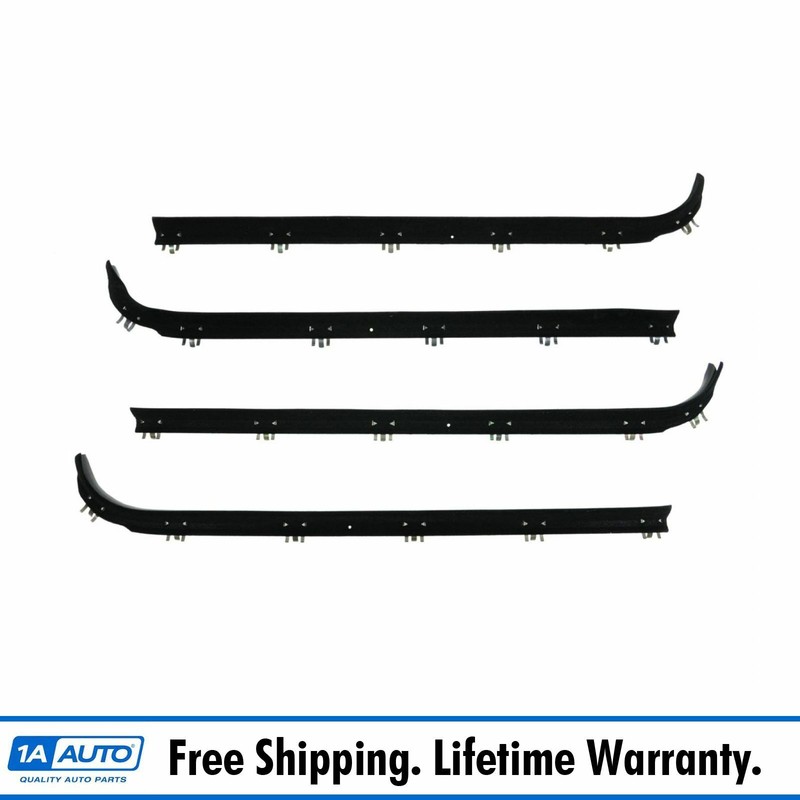 Window Sweep Weatherstrip Seal Kit Set of 4 for 75-91 Ford Econoline E Series