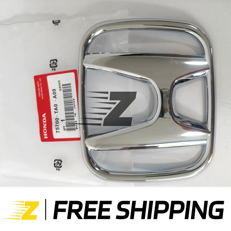 zeomoto for Honda Accord Civic CRV HR-V Front Emblem Genuine 75700-TA0-A00 gallery