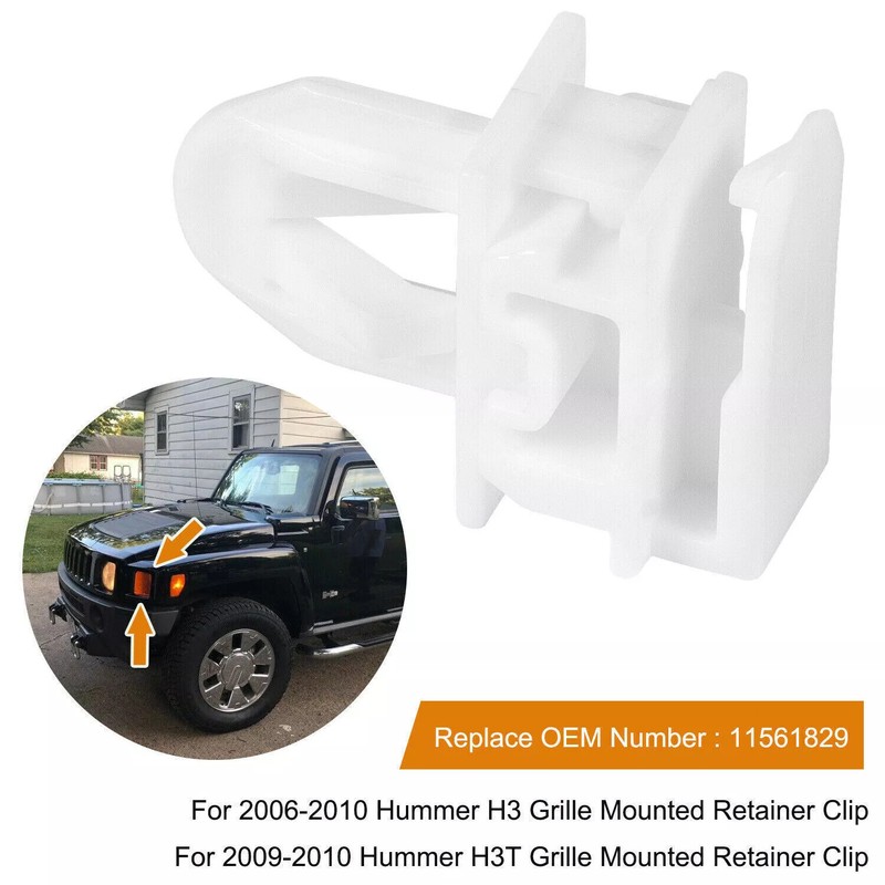 11561829 For Hummer H3T 2009-2010 H3 2006-2010 Grille Retainer Clip Accessories gallery