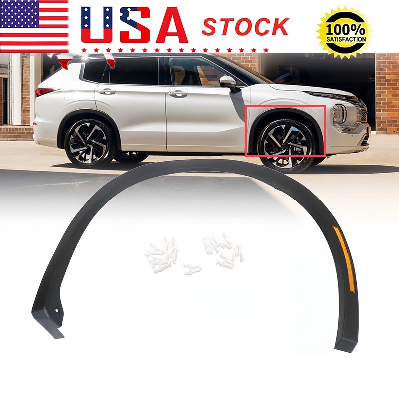 Front Fender Flare Molding Trim Fits Mitsubishi Outlander & PHEV Right 022-2024