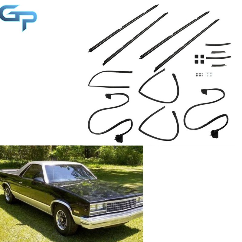 Weatherstripping Seals Kit 17PCS For 1978-1987 Chevrolet El Camino GMC Caballero