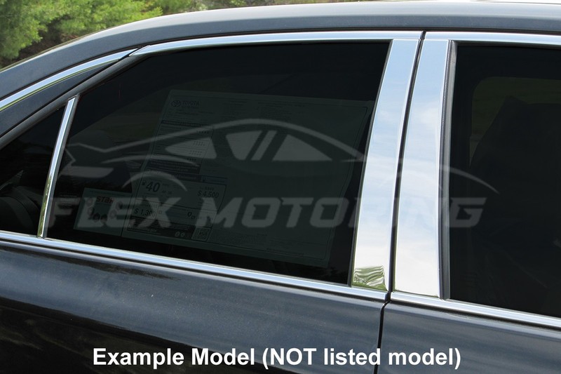 USA Made 304 Stainless Steel 6 Piece Pillar Post Trim 2004-2008 Acura TL