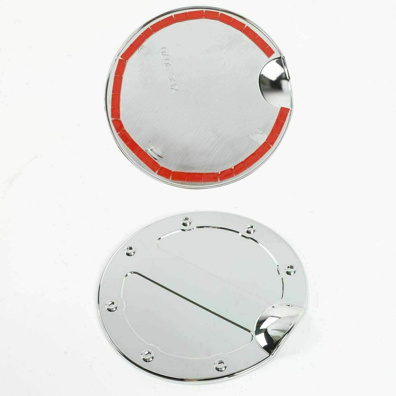 Triple Chrome ABS Fuel Tank Gas Door Cap Cover For Ford F-150 F150 Parts 2009-14 gallery