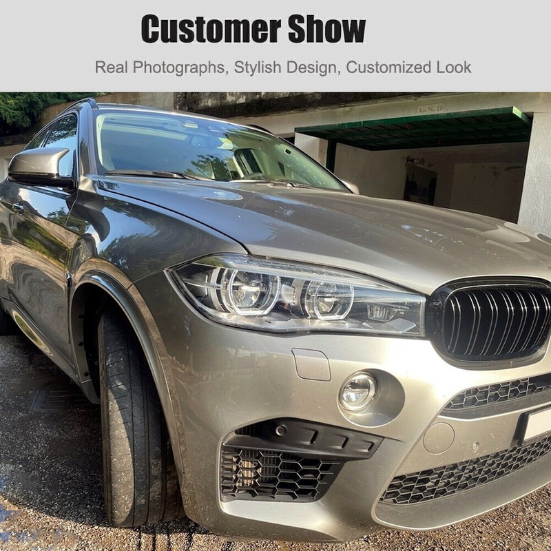 For BMW X6 F16 X6M F86 2015-2018 Wide Arches Wheel Fender Side Flares Trim 4PCS gallery