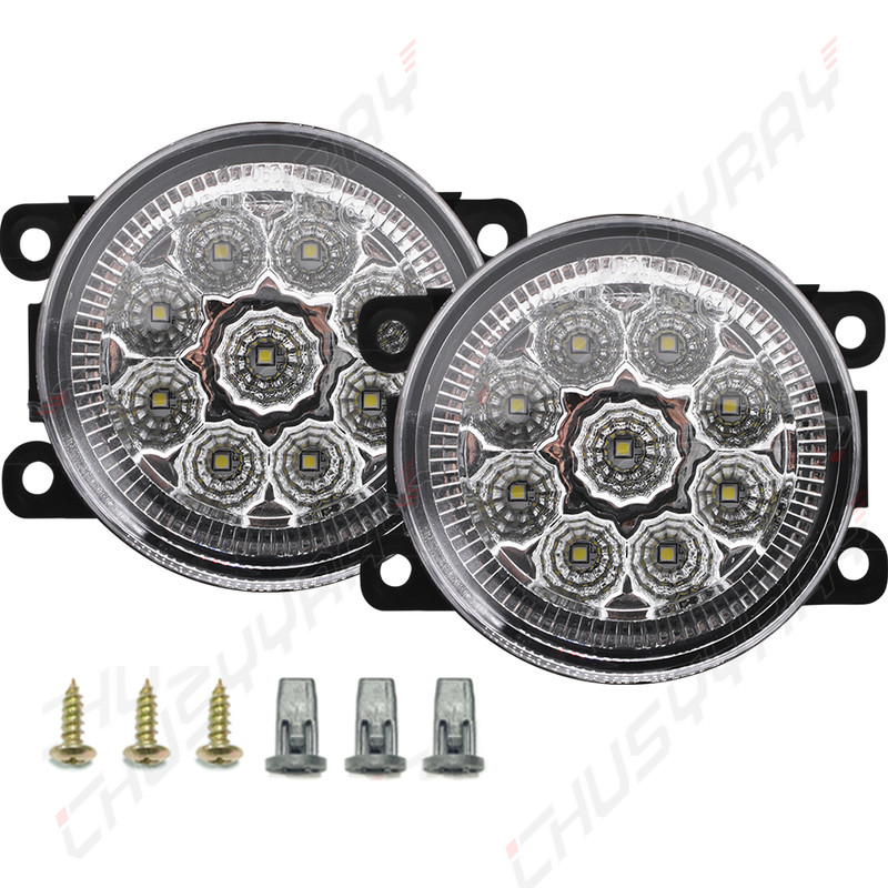 For 2016 2017 2018 Honda Pilot Front Bumper Fog Lights Driving Lamps 6000K Pair gallery