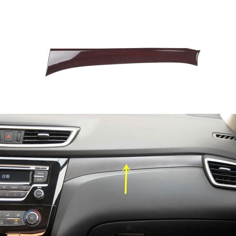 For Nissan X Trail T32 X-trail 2014-2016 ABS Wood Grain Gear Door Trims Stickers gallery