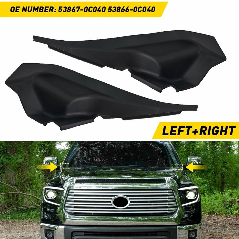 Windshield Wiper Cowl Trim Cover Panel For 2014-21 Toyota Tundra 14-19 Sequoia