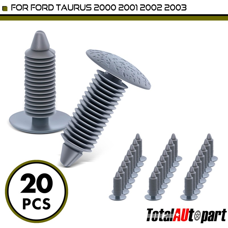 20x Trim Panel Retainer Molding Fastener for Ford Taurus 7.1mm Nylon Single Head